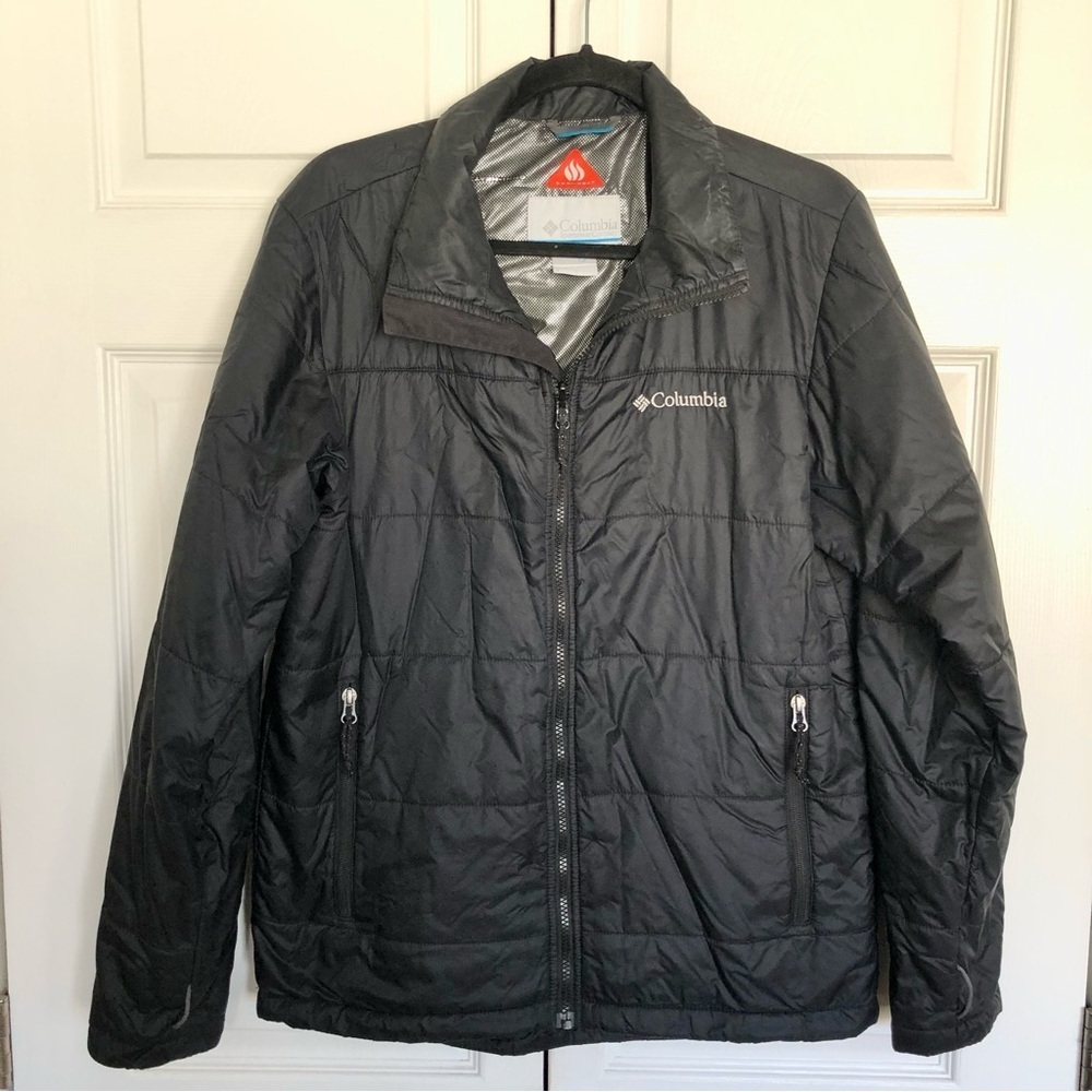 Columbia Omniheat Insulated Black Puffer Jacket Size S